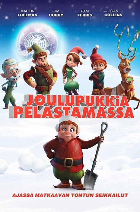 Joulupukkia pelastamassa elokuvan juliste.