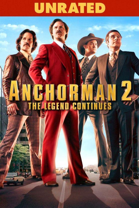 Anchorman 2: The Legend Continues poster