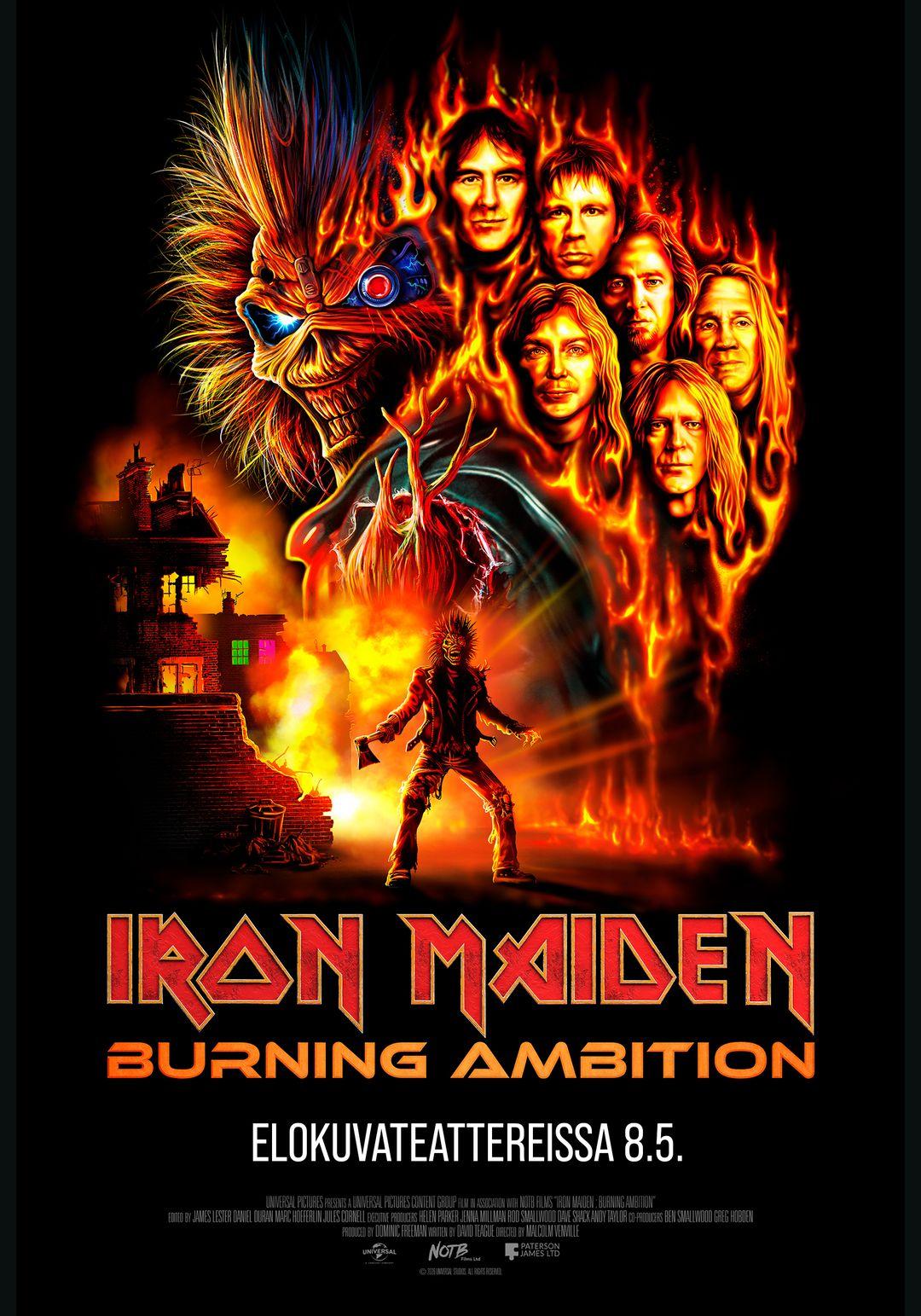 Iron Maiden: Burning Ambition poster